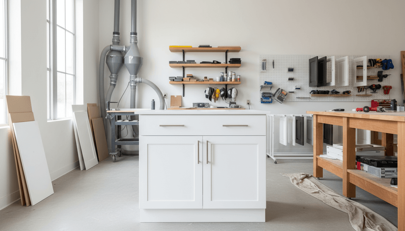 Cabinet refinishing by Pereiras Painting Services